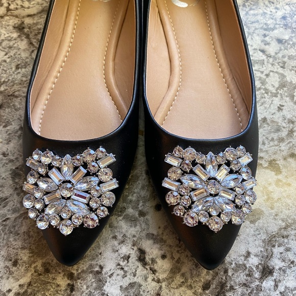Renzo Rhinestone Flats - Picture 2 of 6